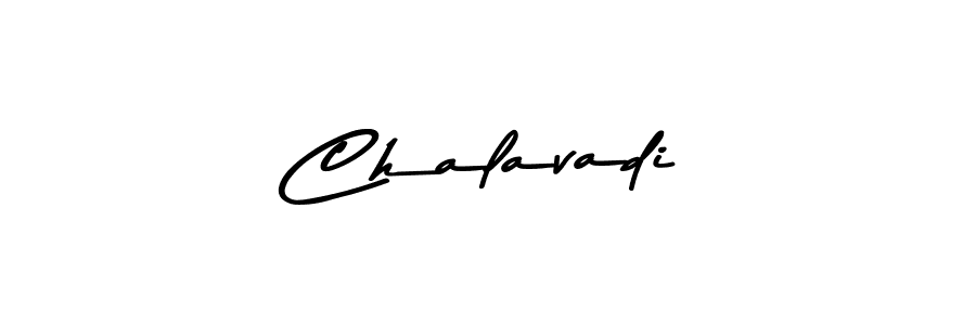 Create a beautiful signature design for name Chalavadi. With this signature (Asem Kandis PERSONAL USE) fonts, you can make a handwritten signature for free. Chalavadi signature style 9 images and pictures png