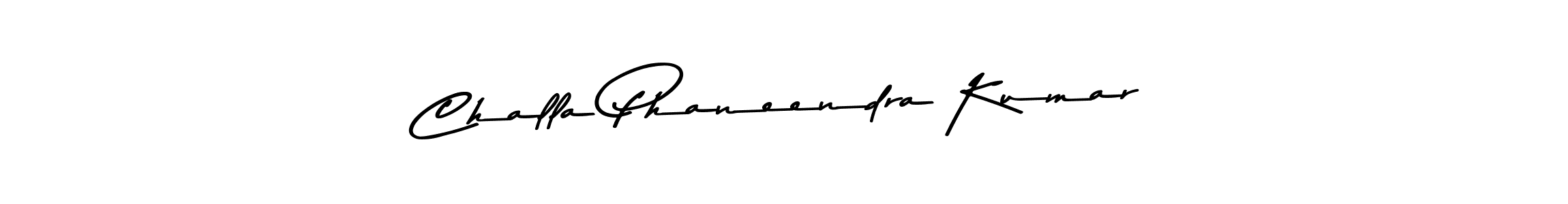 Make a beautiful signature design for name Challa Phaneendra Kumar. With this signature (Asem Kandis PERSONAL USE) style, you can create a handwritten signature for free. Challa Phaneendra Kumar signature style 9 images and pictures png