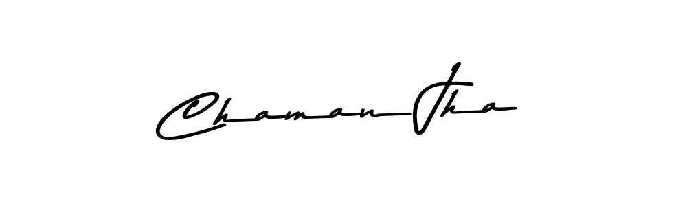 Also You can easily find your signature by using the search form. We will create Chaman Jha name handwritten signature images for you free of cost using Asem Kandis PERSONAL USE sign style. Chaman Jha signature style 9 images and pictures png