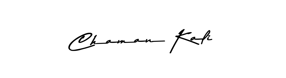 The best way (Asem Kandis PERSONAL USE) to make a short signature is to pick only two or three words in your name. The name Chaman Kali include a total of six letters. For converting this name. Chaman Kali signature style 9 images and pictures png