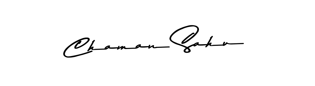 Create a beautiful signature design for name Chaman Sahu. With this signature (Asem Kandis PERSONAL USE) fonts, you can make a handwritten signature for free. Chaman Sahu signature style 9 images and pictures png