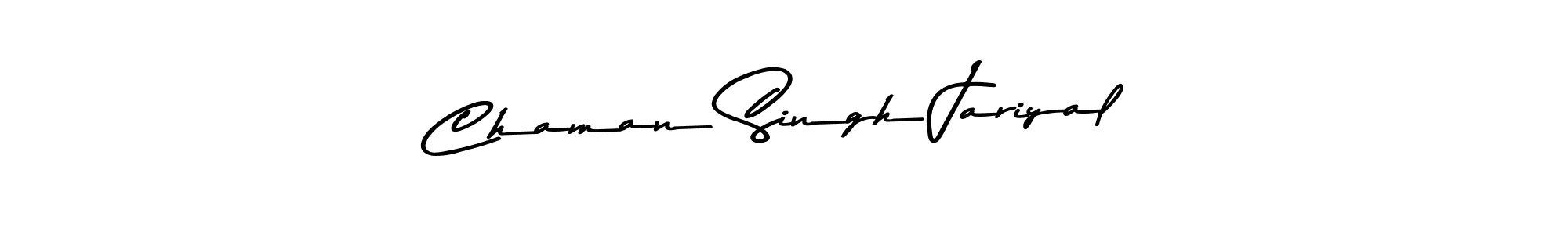 Similarly Asem Kandis PERSONAL USE is the best handwritten signature design. Signature creator online .You can use it as an online autograph creator for name Chaman Singh Jariyal. Chaman Singh Jariyal signature style 9 images and pictures png