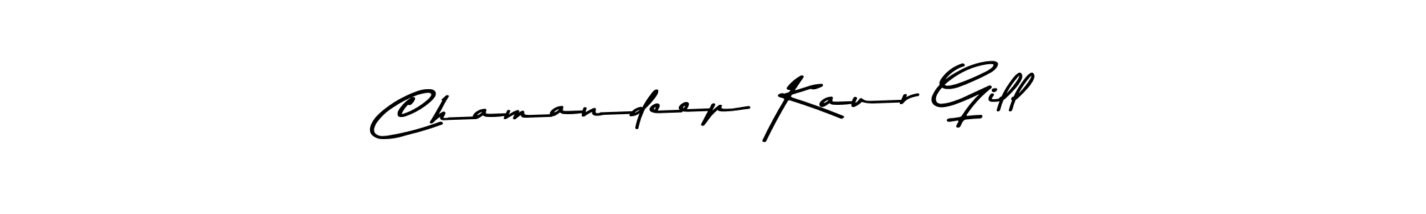 Make a beautiful signature design for name Chamandeep Kaur Gill. Use this online signature maker to create a handwritten signature for free. Chamandeep Kaur Gill signature style 9 images and pictures png