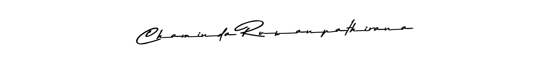 Make a beautiful signature design for name Chaminda Ruwanpathirana. Use this online signature maker to create a handwritten signature for free. Chaminda Ruwanpathirana signature style 9 images and pictures png