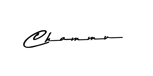 How to make Chammu signature? Asem Kandis PERSONAL USE is a professional autograph style. Create handwritten signature for Chammu name. Chammu signature style 9 images and pictures png