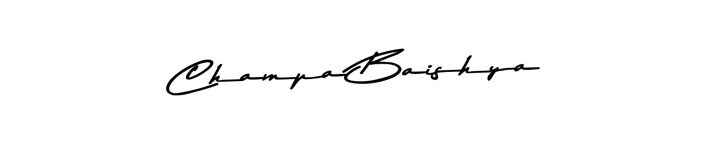Make a beautiful signature design for name Champa Baishya. With this signature (Asem Kandis PERSONAL USE) style, you can create a handwritten signature for free. Champa Baishya signature style 9 images and pictures png