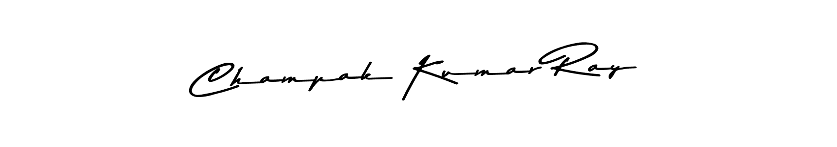 Create a beautiful signature design for name Champak Kumar Ray. With this signature (Asem Kandis PERSONAL USE) fonts, you can make a handwritten signature for free. Champak Kumar Ray signature style 9 images and pictures png