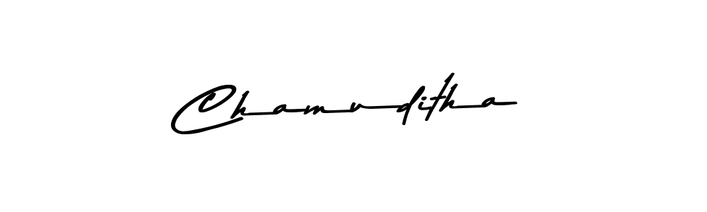 The best way (Asem Kandis PERSONAL USE) to make a short signature is to pick only two or three words in your name. The name Chamuditha include a total of six letters. For converting this name. Chamuditha signature style 9 images and pictures png