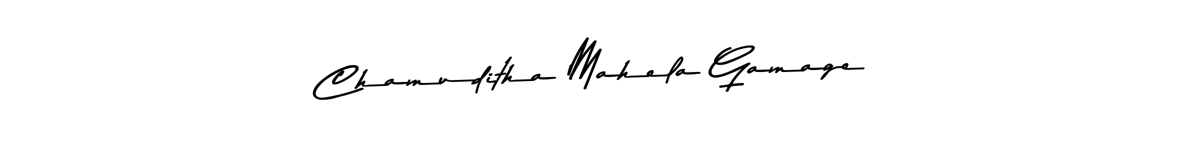 This is the best signature style for the Chamuditha Mahela Gamage name. Also you like these signature font (Asem Kandis PERSONAL USE). Mix name signature. Chamuditha Mahela Gamage signature style 9 images and pictures png