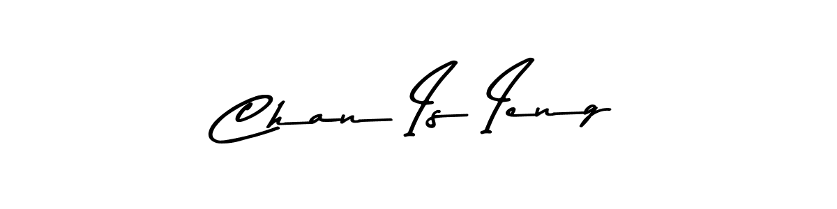 Design your own signature with our free online signature maker. With this signature software, you can create a handwritten (Asem Kandis PERSONAL USE) signature for name Chan Is Ieng. Chan Is Ieng signature style 9 images and pictures png