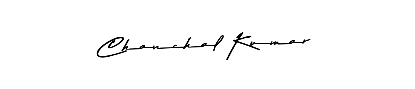 How to make Chanchal Kumar name signature. Use Asem Kandis PERSONAL USE style for creating short signs online. This is the latest handwritten sign. Chanchal Kumar signature style 9 images and pictures png