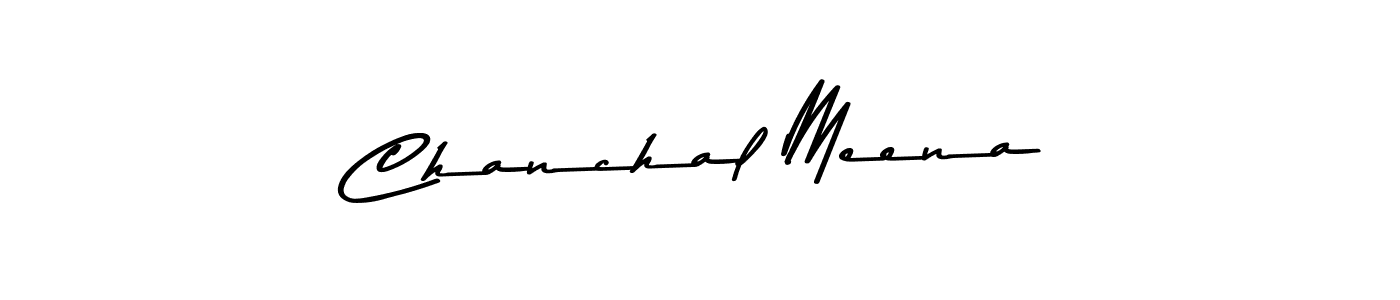 How to make Chanchal Meena name signature. Use Asem Kandis PERSONAL USE style for creating short signs online. This is the latest handwritten sign. Chanchal Meena signature style 9 images and pictures png