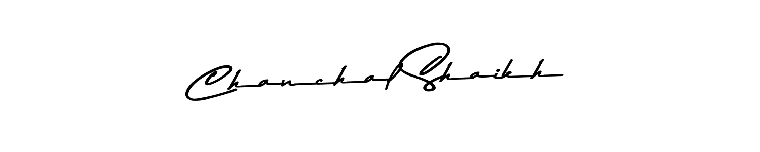 The best way (Asem Kandis PERSONAL USE) to make a short signature is to pick only two or three words in your name. The name Chanchal Shaikh include a total of six letters. For converting this name. Chanchal Shaikh signature style 9 images and pictures png