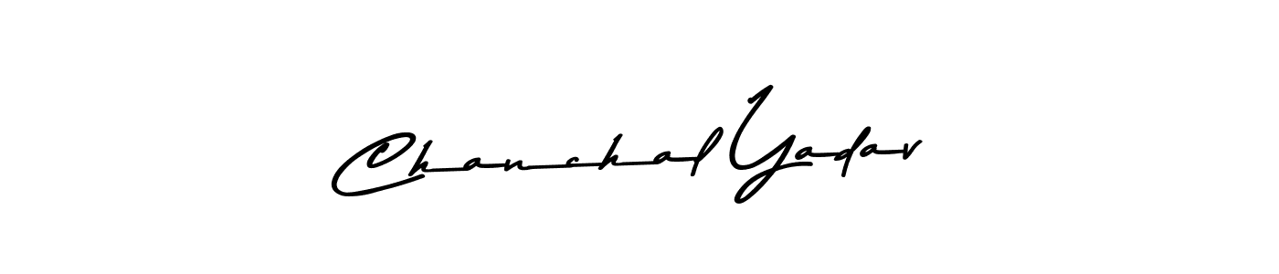 Use a signature maker to create a handwritten signature online. With this signature software, you can design (Asem Kandis PERSONAL USE) your own signature for name Chanchal Yadav. Chanchal Yadav signature style 9 images and pictures png