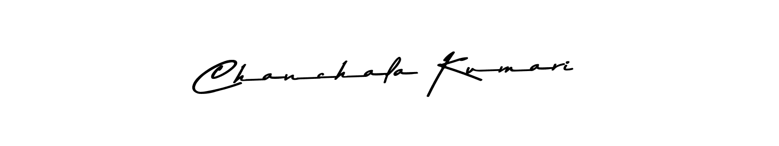 Create a beautiful signature design for name Chanchala Kumari. With this signature (Asem Kandis PERSONAL USE) fonts, you can make a handwritten signature for free. Chanchala Kumari signature style 9 images and pictures png