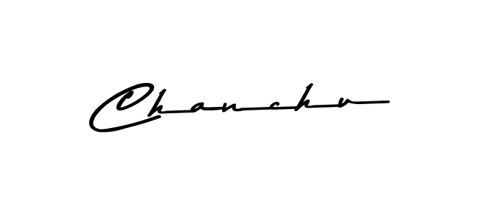 Create a beautiful signature design for name Chanchu. With this signature (Asem Kandis PERSONAL USE) fonts, you can make a handwritten signature for free. Chanchu signature style 9 images and pictures png