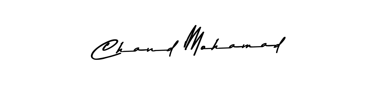 Make a beautiful signature design for name Chand Mohamad. Use this online signature maker to create a handwritten signature for free. Chand Mohamad signature style 9 images and pictures png