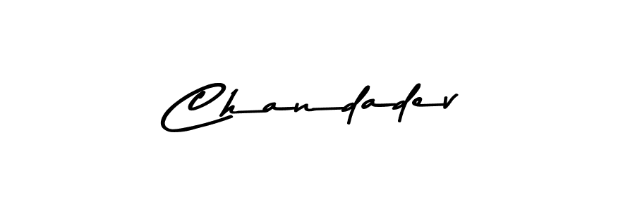 Create a beautiful signature design for name Chandadev. With this signature (Asem Kandis PERSONAL USE) fonts, you can make a handwritten signature for free. Chandadev signature style 9 images and pictures png