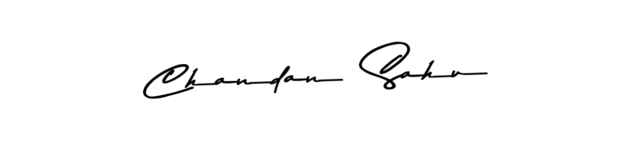 Use a signature maker to create a handwritten signature online. With this signature software, you can design (Asem Kandis PERSONAL USE) your own signature for name Chandan  Sahu. Chandan  Sahu signature style 9 images and pictures png