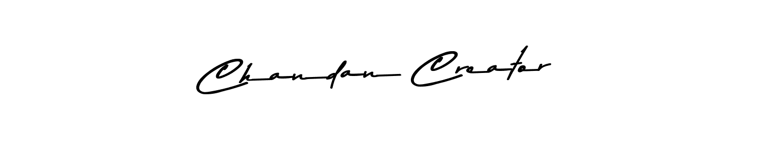 Also we have Chandan Creator name is the best signature style. Create professional handwritten signature collection using Asem Kandis PERSONAL USE autograph style. Chandan Creator signature style 9 images and pictures png