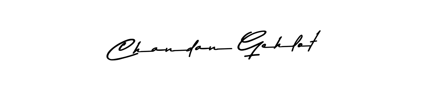 Chandan Gehlot stylish signature style. Best Handwritten Sign (Asem Kandis PERSONAL USE) for my name. Handwritten Signature Collection Ideas for my name Chandan Gehlot. Chandan Gehlot signature style 9 images and pictures png