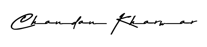 Enhance your business communications with Chandan Kharwar signature in Asem Kandis PERSONAL USE lettering. Clean, modern, and universally compatible. Chandan Kharwar signature style 9 images and pictures png