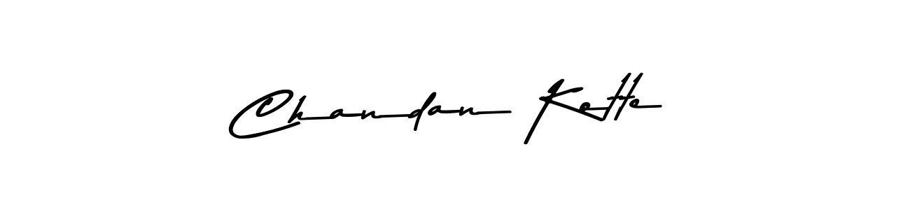 You should practise on your own different ways (Asem Kandis PERSONAL USE) to write your name (Chandan Kotte) in signature. don't let someone else do it for you. Chandan Kotte signature style 9 images and pictures png