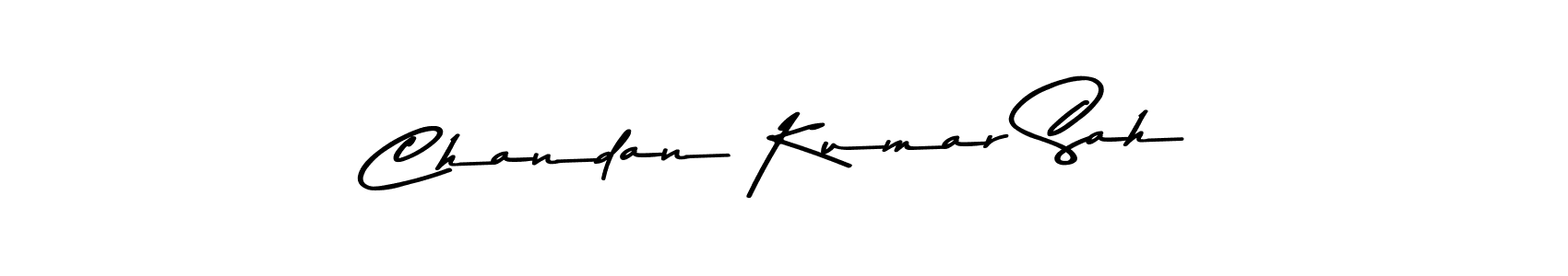 Create a beautiful signature design for name Chandan Kumar Sah. With this signature (Asem Kandis PERSONAL USE) fonts, you can make a handwritten signature for free. Chandan Kumar Sah signature style 9 images and pictures png