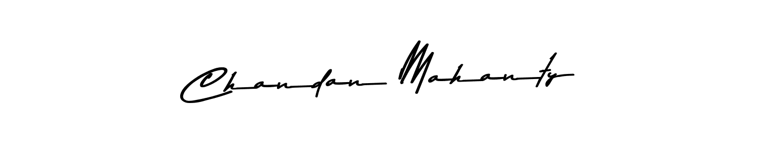 Use a signature maker to create a handwritten signature online. With this signature software, you can design (Asem Kandis PERSONAL USE) your own signature for name Chandan Mahanty. Chandan Mahanty signature style 9 images and pictures png