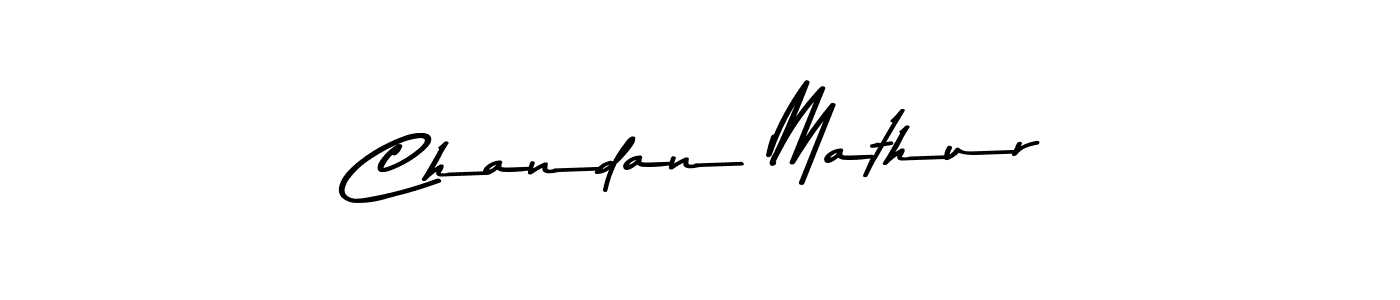 Also You can easily find your signature by using the search form. We will create Chandan Mathur name handwritten signature images for you free of cost using Asem Kandis PERSONAL USE sign style. Chandan Mathur signature style 9 images and pictures png