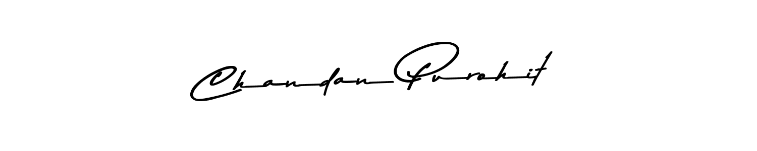 Use a signature maker to create a handwritten signature online. With this signature software, you can design (Asem Kandis PERSONAL USE) your own signature for name Chandan Purohit. Chandan Purohit signature style 9 images and pictures png