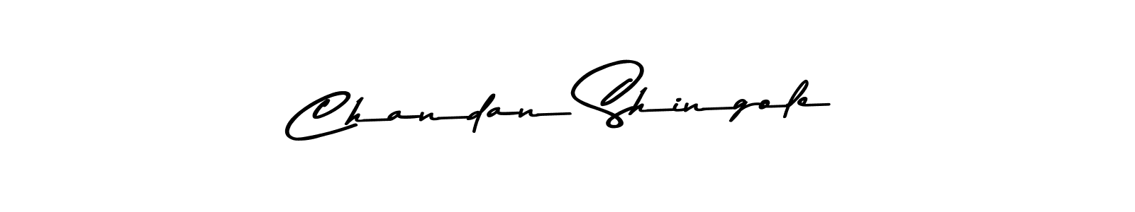 The best way (Asem Kandis PERSONAL USE) to make a short signature is to pick only two or three words in your name. The name Chandan Shingole include a total of six letters. For converting this name. Chandan Shingole signature style 9 images and pictures png