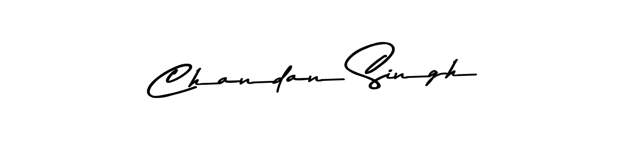 Make a beautiful signature design for name Chandan Singh. With this signature (Asem Kandis PERSONAL USE) style, you can create a handwritten signature for free. Chandan Singh signature style 9 images and pictures png