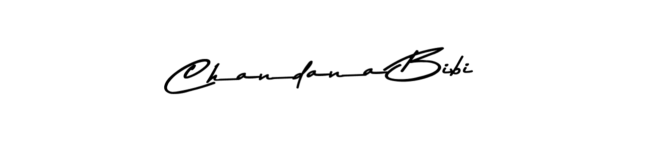 Create a beautiful signature design for name Chandana Bibi. With this signature (Asem Kandis PERSONAL USE) fonts, you can make a handwritten signature for free. Chandana Bibi signature style 9 images and pictures png