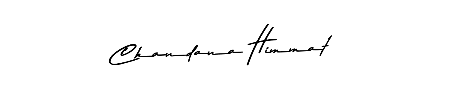 How to make Chandana Himmat signature? Asem Kandis PERSONAL USE is a professional autograph style. Create handwritten signature for Chandana Himmat name. Chandana Himmat signature style 9 images and pictures png