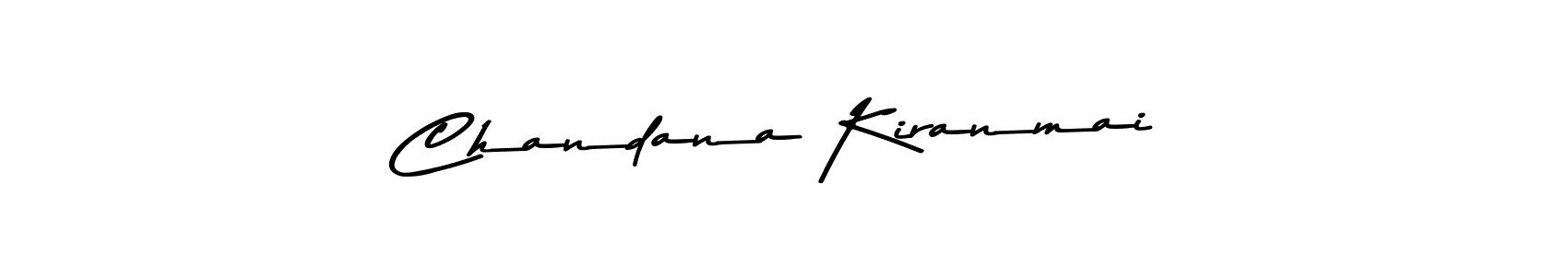 Make a beautiful signature design for name Chandana Kiranmai. With this signature (Asem Kandis PERSONAL USE) style, you can create a handwritten signature for free. Chandana Kiranmai signature style 9 images and pictures png