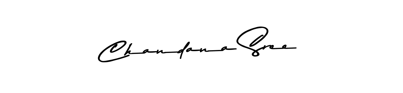 How to make Chandana Sree signature? Asem Kandis PERSONAL USE is a professional autograph style. Create handwritten signature for Chandana Sree name. Chandana Sree signature style 9 images and pictures png