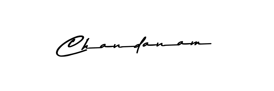 Chandanam stylish signature style. Best Handwritten Sign (Asem Kandis PERSONAL USE) for my name. Handwritten Signature Collection Ideas for my name Chandanam. Chandanam signature style 9 images and pictures png