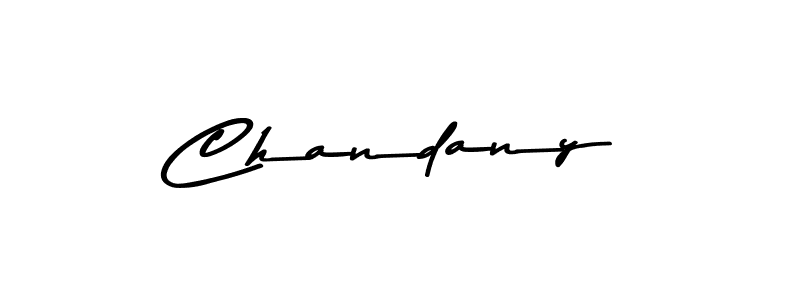 Make a beautiful signature design for name Chandany. Use this online signature maker to create a handwritten signature for free. Chandany signature style 9 images and pictures png