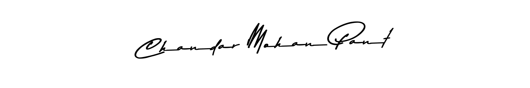 Similarly Asem Kandis PERSONAL USE is the best handwritten signature design. Signature creator online .You can use it as an online autograph creator for name Chandar Mohan Pant. Chandar Mohan Pant signature style 9 images and pictures png