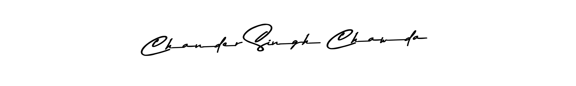 Create a beautiful signature design for name Chander Singh Chawda. With this signature (Asem Kandis PERSONAL USE) fonts, you can make a handwritten signature for free. Chander Singh Chawda signature style 9 images and pictures png
