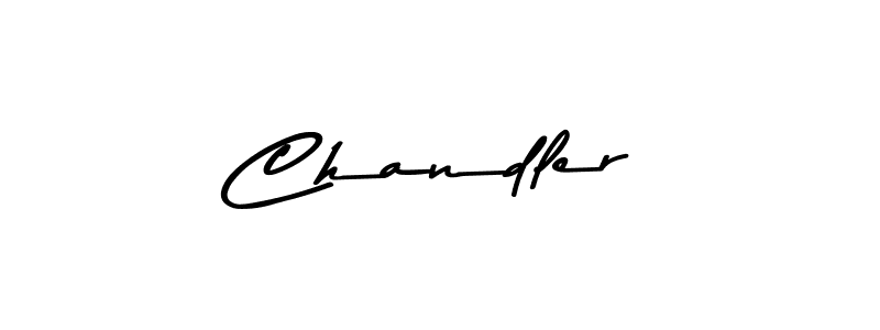 How to make Chandler name signature. Use Asem Kandis PERSONAL USE style for creating short signs online. This is the latest handwritten sign. Chandler signature style 9 images and pictures png