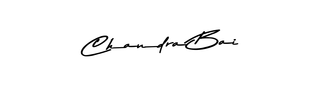 Design your own signature with our free online signature maker. With this signature software, you can create a handwritten (Asem Kandis PERSONAL USE) signature for name Chandra Bai. Chandra Bai signature style 9 images and pictures png