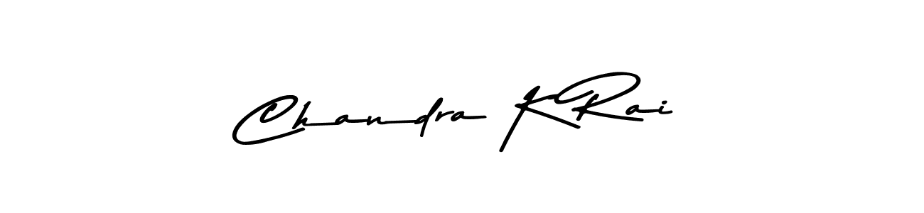 Create a beautiful signature design for name Chandra K Rai. With this signature (Asem Kandis PERSONAL USE) fonts, you can make a handwritten signature for free. Chandra K Rai signature style 9 images and pictures png