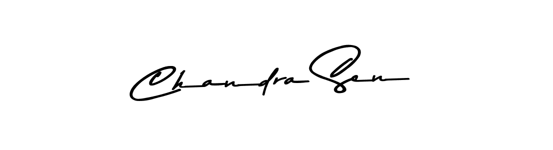 Chandra Sen stylish signature style. Best Handwritten Sign (Asem Kandis PERSONAL USE) for my name. Handwritten Signature Collection Ideas for my name Chandra Sen. Chandra Sen signature style 9 images and pictures png