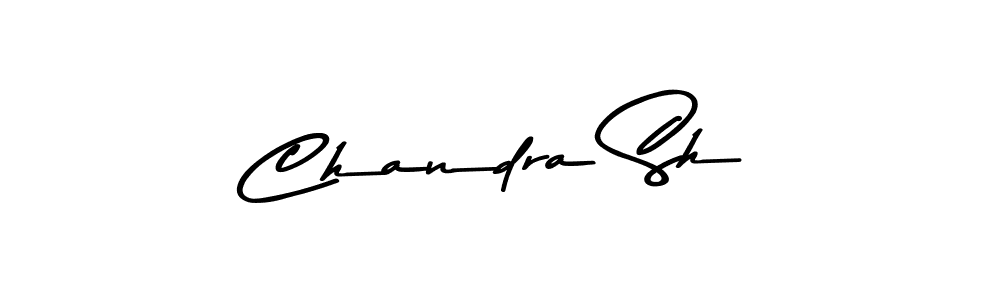 Chandra Sh stylish signature style. Best Handwritten Sign (Asem Kandis PERSONAL USE) for my name. Handwritten Signature Collection Ideas for my name Chandra Sh. Chandra Sh signature style 9 images and pictures png
