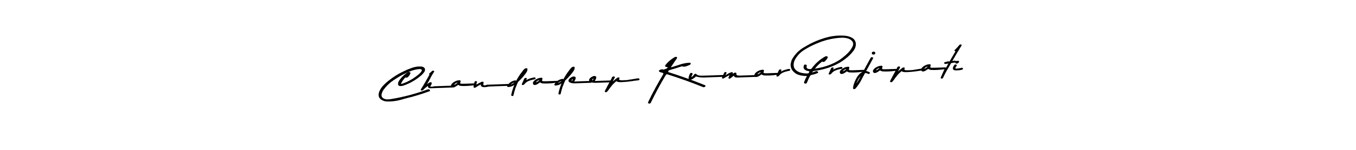 Chandradeep Kumar Prajapati stylish signature style. Best Handwritten Sign (Asem Kandis PERSONAL USE) for my name. Handwritten Signature Collection Ideas for my name Chandradeep Kumar Prajapati. Chandradeep Kumar Prajapati signature style 9 images and pictures png