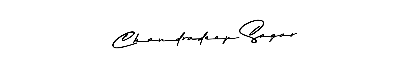 Chandradeep Sagar stylish signature style. Best Handwritten Sign (Asem Kandis PERSONAL USE) for my name. Handwritten Signature Collection Ideas for my name Chandradeep Sagar. Chandradeep Sagar signature style 9 images and pictures png