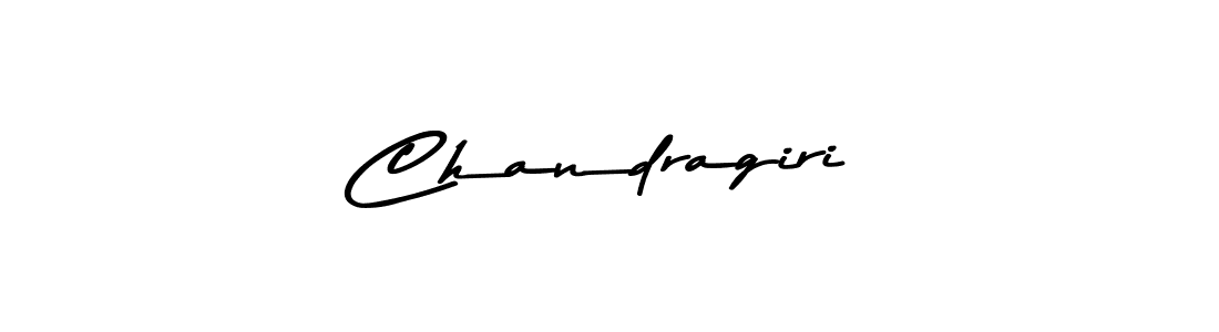 Design your own signature with our free online signature maker. With this signature software, you can create a handwritten (Asem Kandis PERSONAL USE) signature for name Chandragiri. Chandragiri signature style 9 images and pictures png