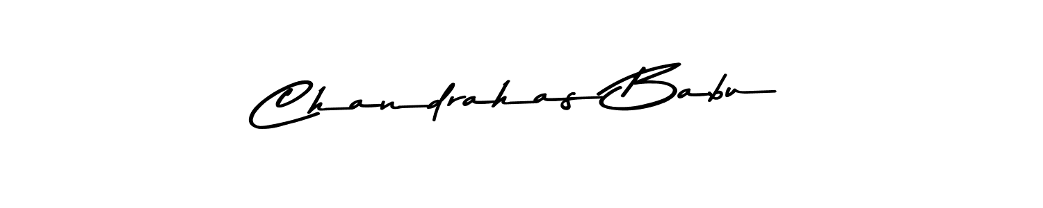 Use a signature maker to create a handwritten signature online. With this signature software, you can design (Asem Kandis PERSONAL USE) your own signature for name Chandrahas Babu. Chandrahas Babu signature style 9 images and pictures png